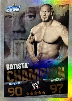 2009 Topps Slam Attax WWE - Champions #9 Batista Front