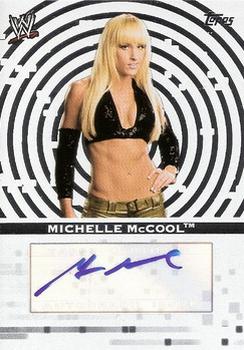 2010 Topps WWE - Autographs #A-MM Michelle McCool  Front