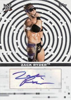 2010 Topps WWE - Autographs #A-ZR Zack Ryder  Front