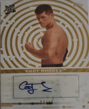 2010 Topps WWE - Autographs Gold #A-CR Cody Rhodes Front