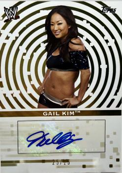 2010 Topps WWE - Autographs Gold #A-GK Gail Kim Front