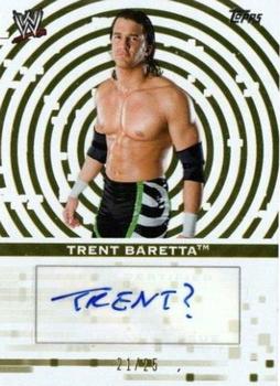 2010 Topps WWE - Autographs Gold #A-TB Trent Baretta Front