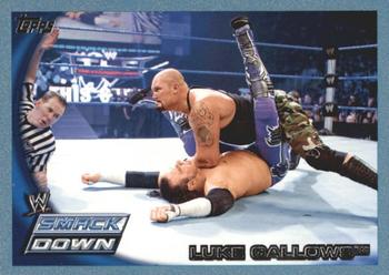 2010 Topps WWE - Blue #10 Luke Gallows  Front