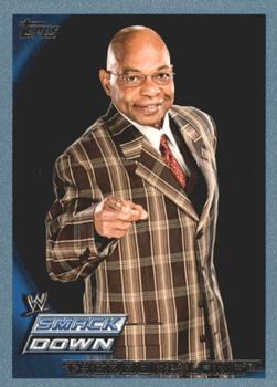 2010 Topps WWE - Blue #21 Theodore Long  Front