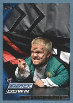 2010 Topps WWE - Blue #44 Hornswoggle  Front