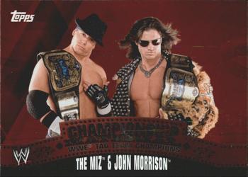 2010 Topps WWE - Championship Material #C4 John Morrison/The Miz  Front