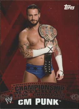 2010 Topps WWE - Championship Material #C6 CM Punk  Front
