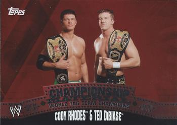 2010 Topps WWE - Championship Material #C29 Ted DiBiase/Cody Rhodes  Front