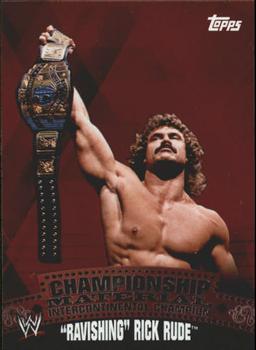 2010 Topps WWE - Championship Material WWE Unified Puzzle Back #C48 Rick Rude  Front