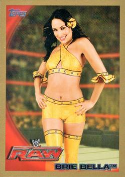 2010 Topps WWE - Gold #26 Brie Bella  Front