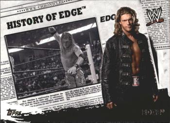 2010 Topps WWE - History Of #HO3 Edge  Front
