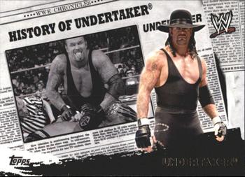 2010 Topps WWE - History Of #HO6 The Undertaker  Front