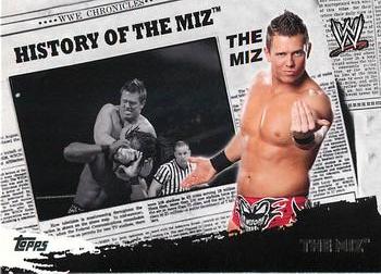 2010 Topps WWE - History Of #HO8 The Miz  Front