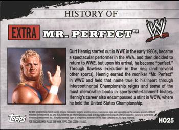 2010 Topps WWE - History Of #HO25 Mr. Perfect  Back