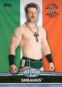 2010 Topps WWE - National Heroes #NH9 Sheamus  Front