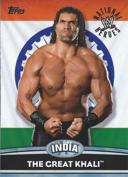 2010 Topps WWE - National Heroes #NH12 The Great Khali  Front