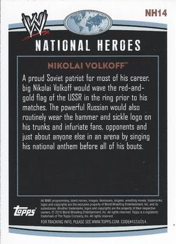2010 Topps WWE - National Heroes #NH14 Nikolai Volkoff  Back