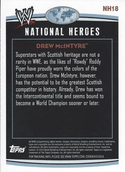 2010 Topps WWE - National Heroes #NH18 Drew McIntyre  Back