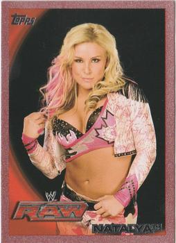 2010 Topps WWE - Red #61 Natalya  Front