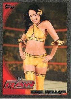 2010 Topps WWE - Silver #26 Brie Bella Front