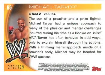2010 Topps WWE - Silver #65 Michael Tarver Back