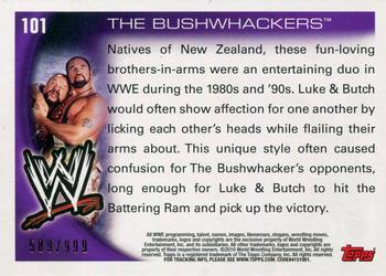 2010 Topps WWE - Silver #101 The Bushwhackers Back