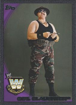 2010 Topps WWE - Silver #89 Sgt. Slaughter Front