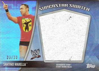 2010 Topps WWE - Superstar Super Swatches #SS-SA Santino Marella  Front