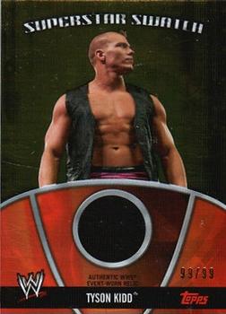 2010 Topps WWE - Superstar Swatches Gold #S-TK Tyson Kidd  Front