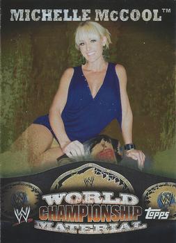 2010 Topps WWE - World Championship Material #W20 Michelle McCool  Front