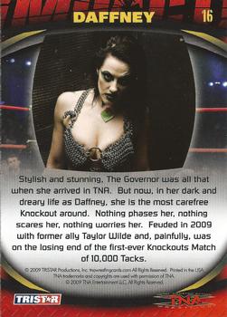 2009 TriStar TNA Impact #16 Daffney  Back