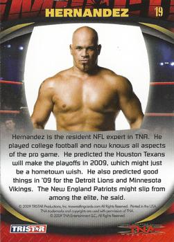 2009 TriStar TNA Impact #19 Hernandez  Back