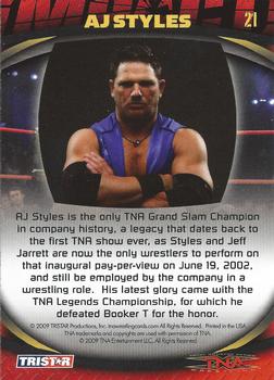 2009 TriStar TNA Impact #21 A.J. Styles Back