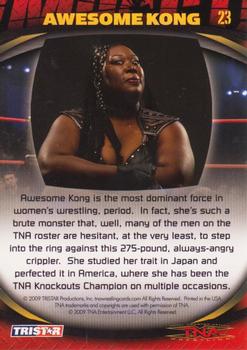 2009 TriStar TNA Impact #23 Awesome Kong  Back