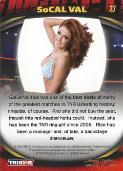 2009 TriStar TNA Impact #27 SoCal Val  Back