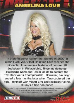 2009 TriStar TNA Impact #4 Angelina Love  Back