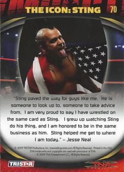 2009 TriStar TNA Impact #70 THE ICON: STING  Back
