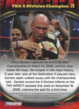 2009 TriStar TNA Impact #78 Daniels  Back
