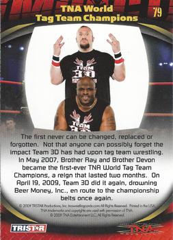 2009 TriStar TNA Impact #79 Team 3D  Back