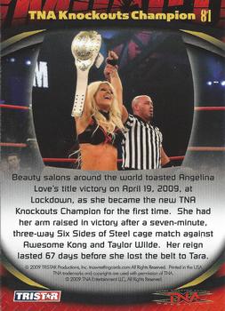 2009 TriStar TNA Impact #81 Angelina Love  Back