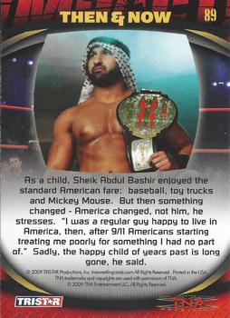 2009 TriStar TNA Impact #89 Sheik Abdul Bashir  Back
