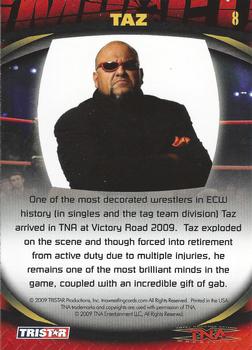 2009 TriStar TNA Impact #8 Taz  Back