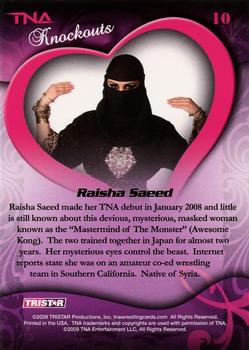 2009 TriStar TNA Knockouts #10 Raisha Saeed Back