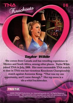 2009 TriStar TNA Knockouts #16 Taylor Wilde Back