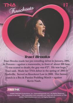 2009 TriStar TNA Knockouts #17 Traci Brooks Back