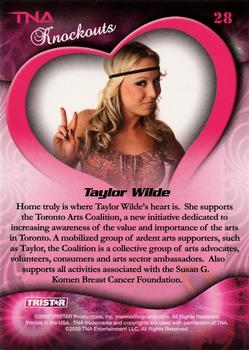 2009 TriStar TNA Knockouts #28 Taylor Wilde Back