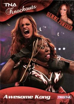 2009 TriStar TNA Knockouts #32 Awesome Kong Front