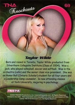 2009 TriStar TNA Knockouts #60 Taylor Wilde Back