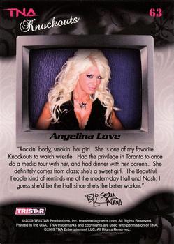 2009 TriStar TNA Knockouts #63 Angelina Love Back
