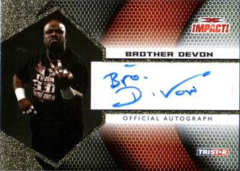 2009 TriStar TNA Impact - Autographs Gold #IA-9 Brother Devon  Front